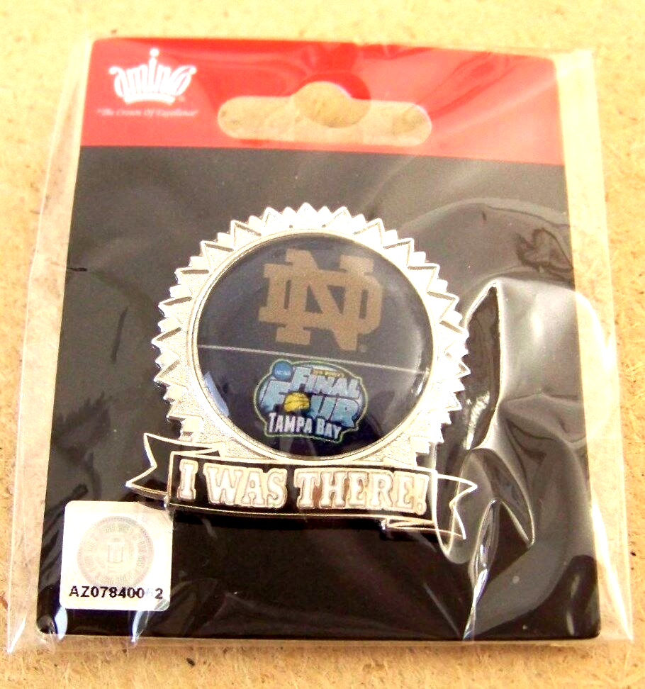 2015 NCAA Women's Final Four Tampa Bay I Was There pin Notre Dame Fighting Irish