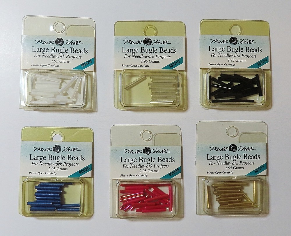 Needlework Embellishments 6x Mill Hill Large Bugle Beads (54)