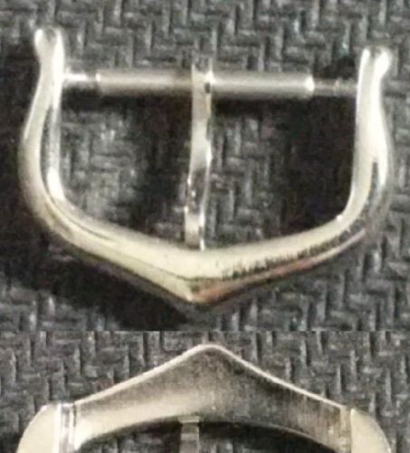 Cartier White Gold Plated 14mm Buckle Excellent Condition