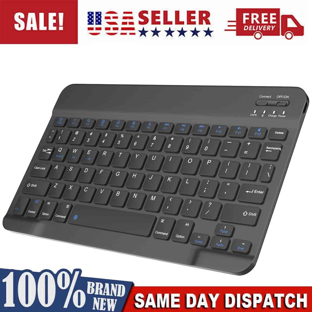 Slim Universal Bluetooth 3.0 Keyboard for Android iOS Windows Tablets Laptops