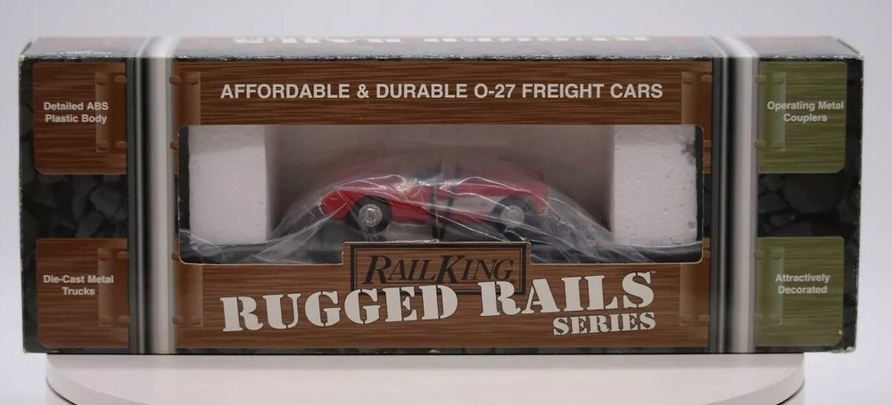 New York Central 1957 Red Corvette Road Legends RAILKING RUGGED RAILS Series