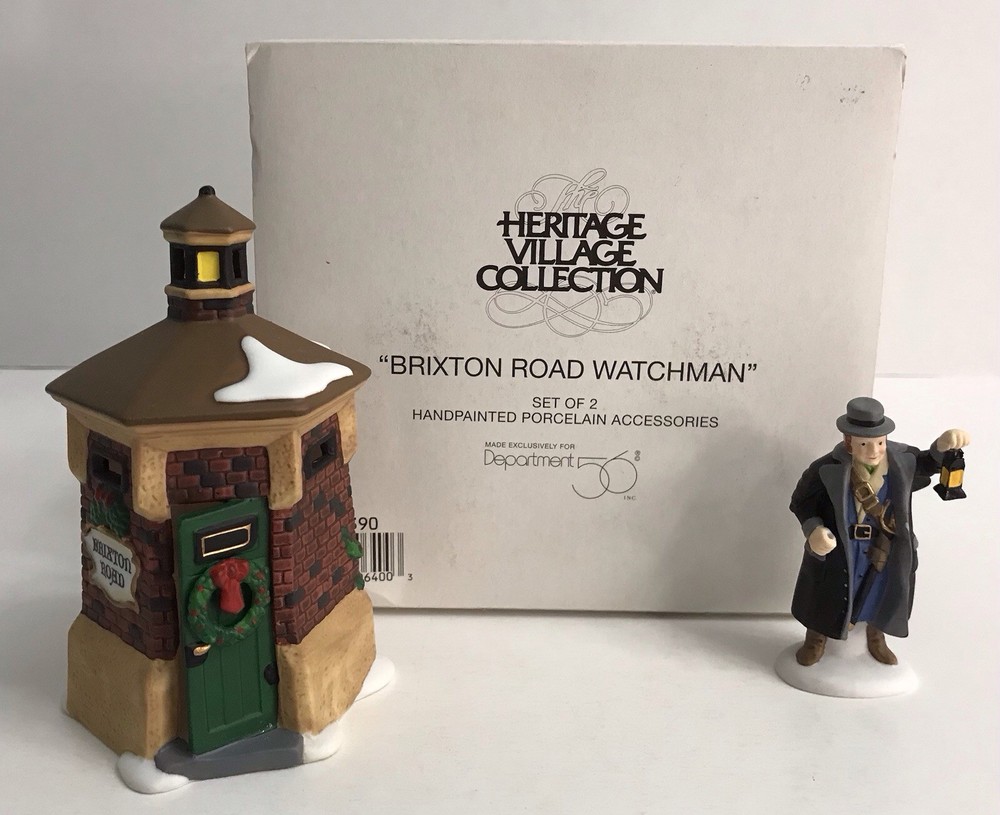 Dickens Christmas Village Brixton Road Watchman Figurine 58390 by Department 56