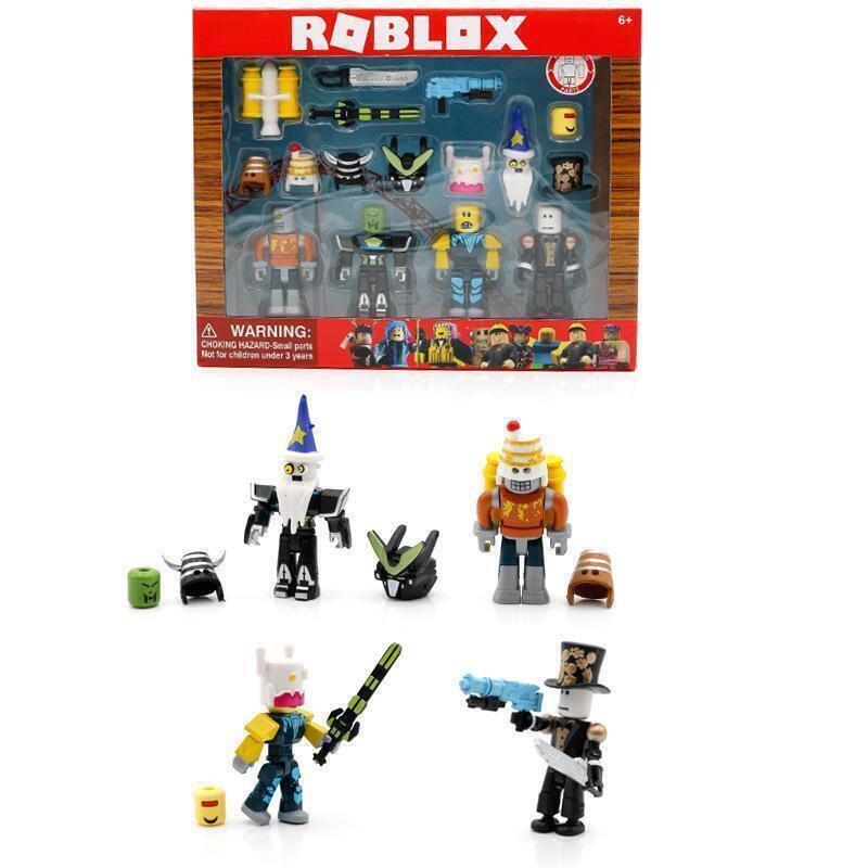Roblox Robot Riot 4 Figure Pack Mix & Match Set Action Figure Toy Kids Xmas Gift
