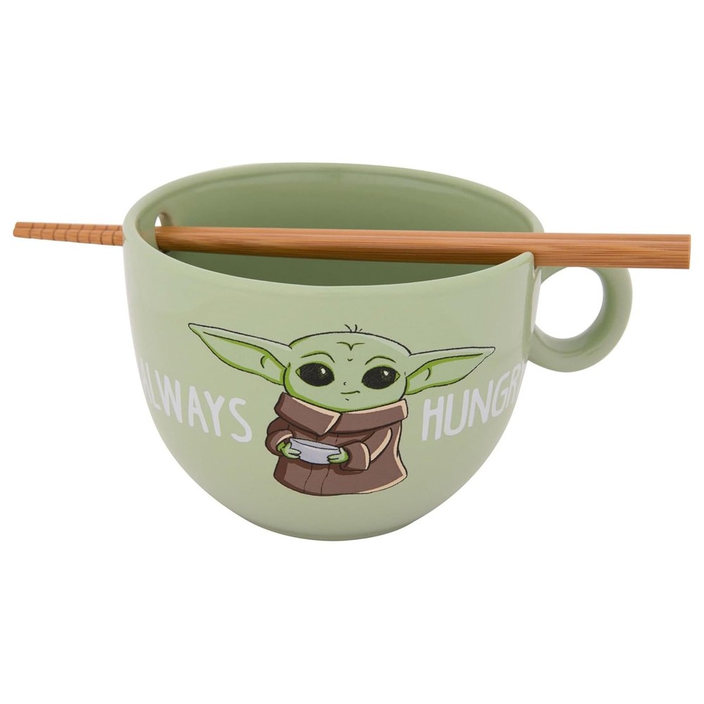 Star Wars The Child Always Hungry Ramen Mug with Chopsticks