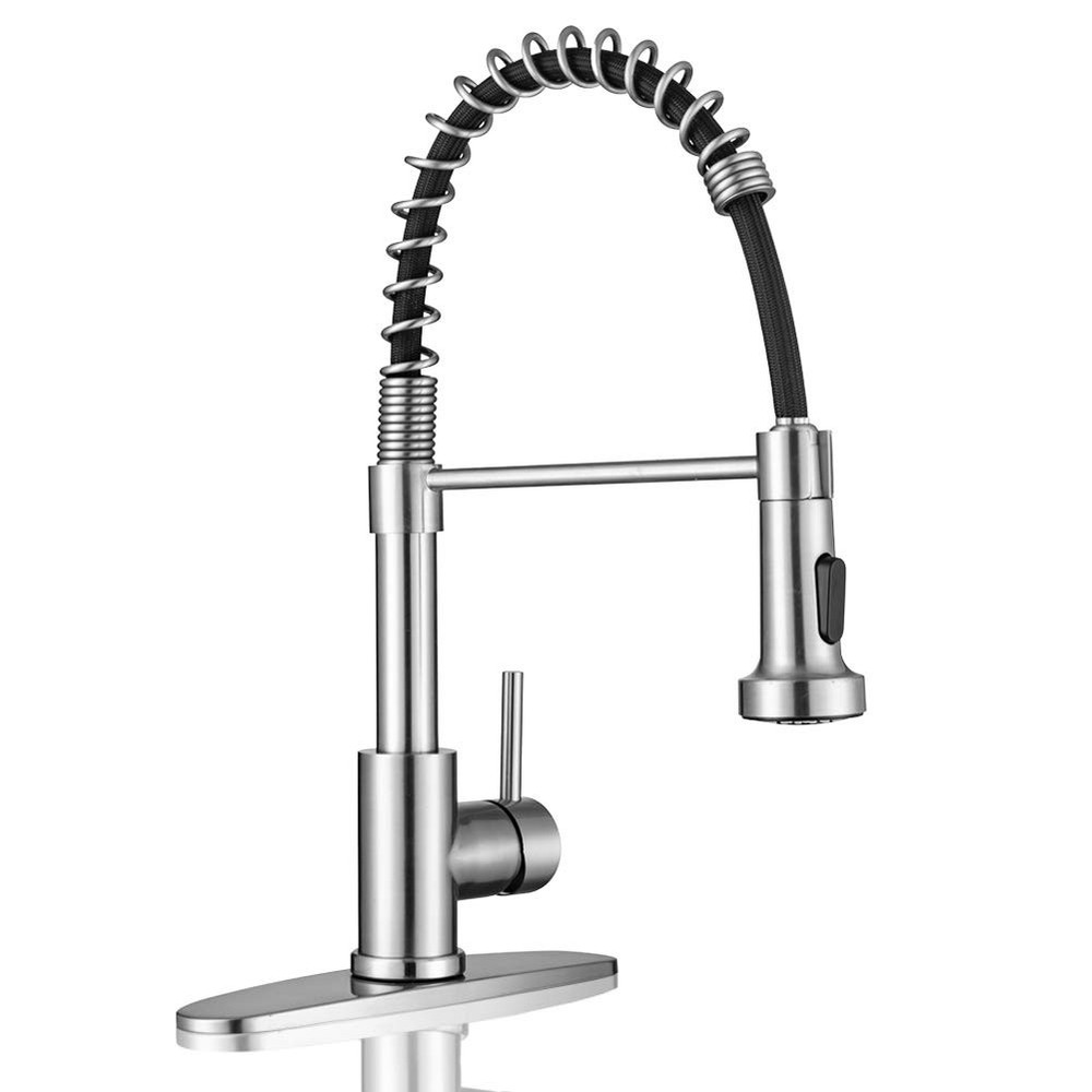 Stainless Steel Kitchen Faucet with Pull Down Sprayer SUS304