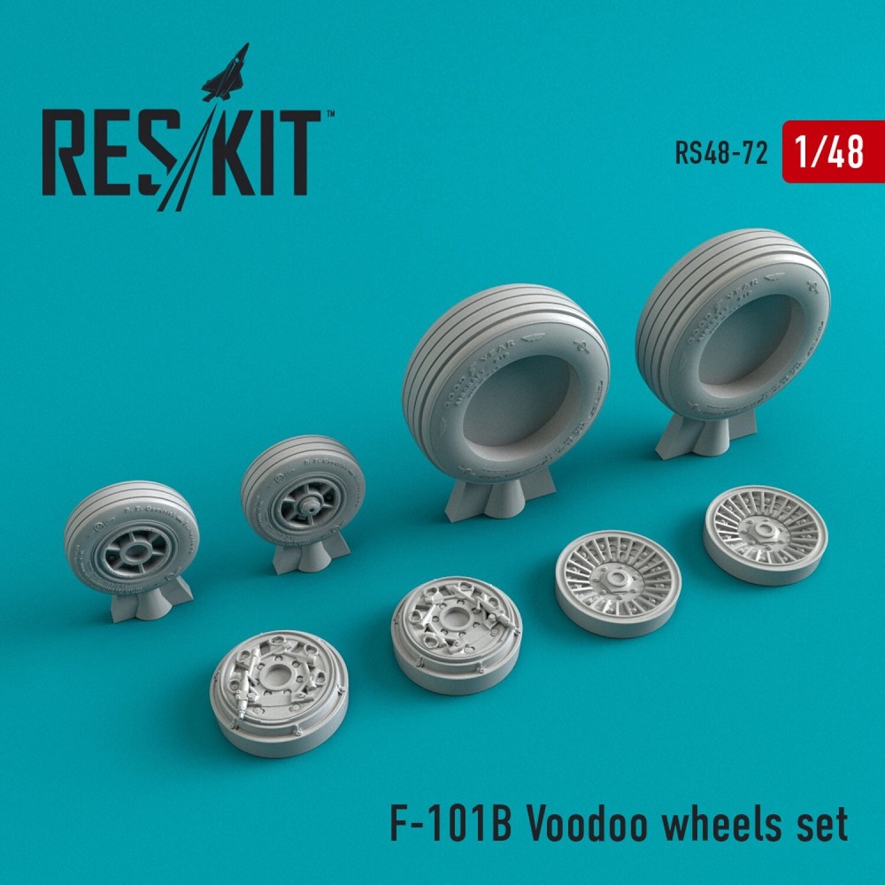 F-101B Voodoo Wheels Set 1:48 ResKit RS48-0072