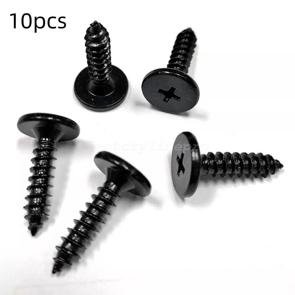10PCS Car Bumper Inner Fender Wheel Well Screws For Honda Civic Auto Accessories