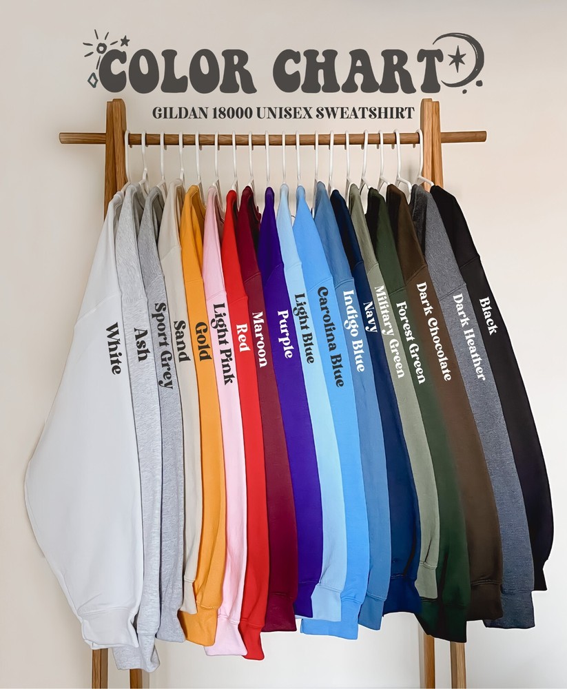 GILDAN 18000 Crewneck Sweatshirt 50/50 Sml-5xl Blank Sweatshirt DIY