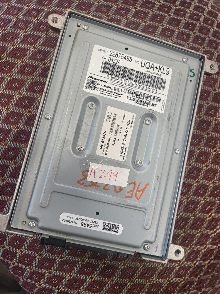 2014-2016 CHEVROLET MALIBU Radio Audio 22875495 OEM