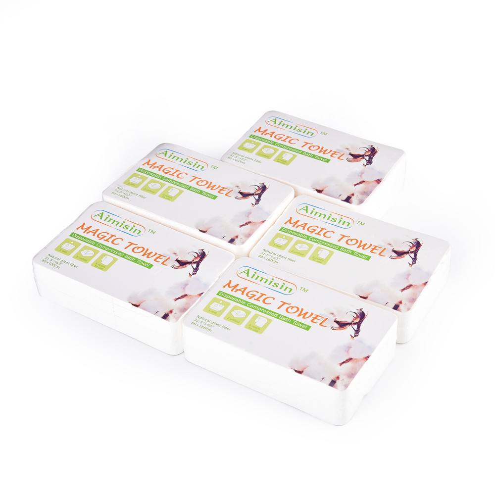 Aimisin Thick Disposable Magic Towel Large Compressed Bath Towel for Home Travel