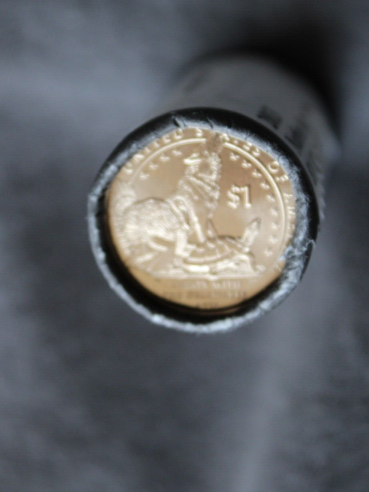 2013 P Mint Wrapped Roll Of Native American Dollar Coins. FREE SHIP