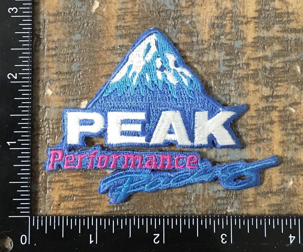 Vintage Kyle Petty Peak Performance Racing NASCAR Team Logo Iron-On Patch
