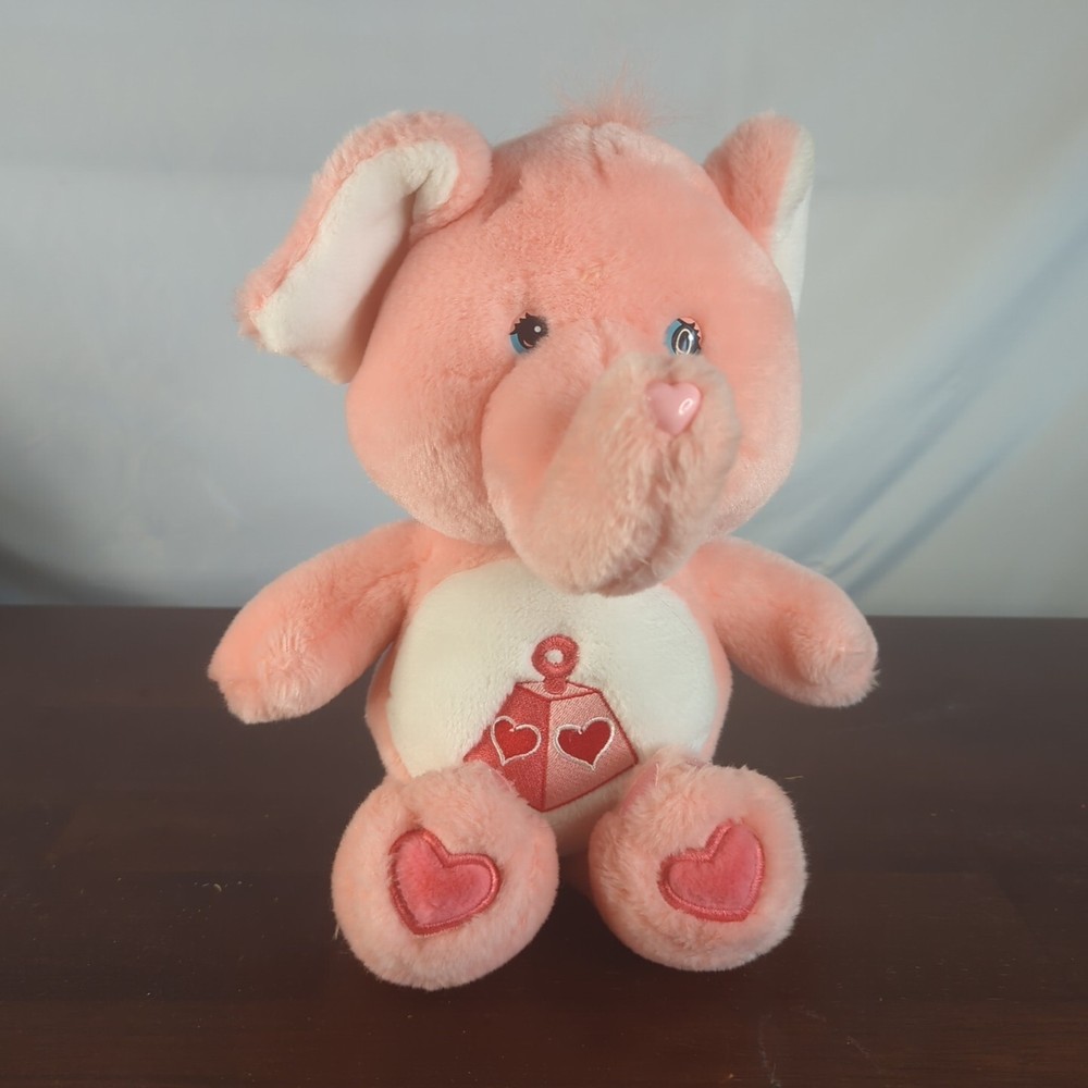 Lotsa Heart Elephant 13 Inch 2004 Care Bear Cousins Plush Toy