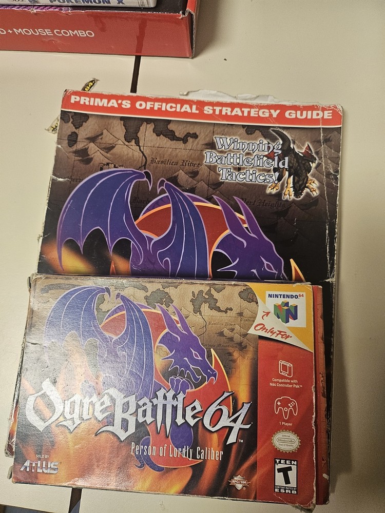 Ogre Battle 64: Person of Lordly Caliber - Nintendo 64 - GAME, BOX & INSERT