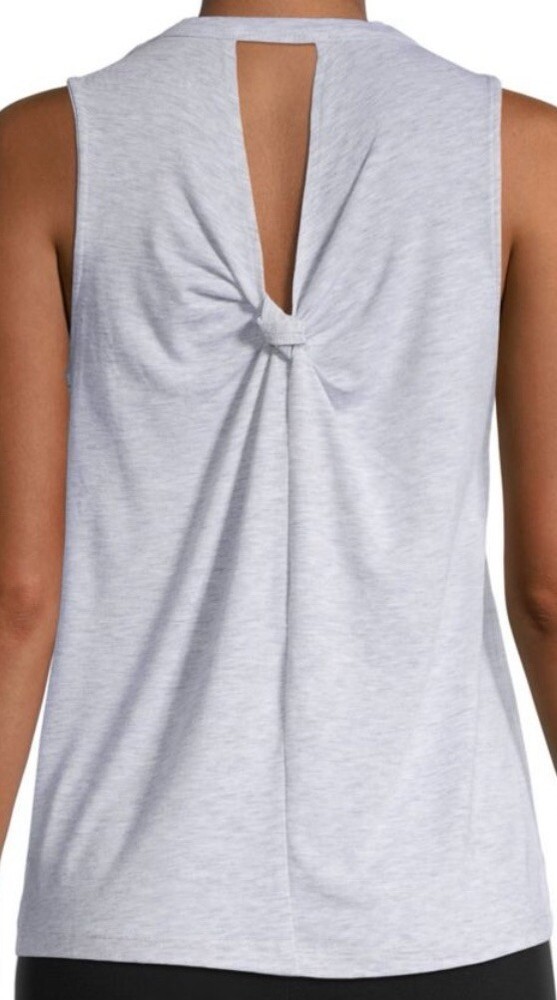 Marc New York Tank Top MNY Performance Keyhole Twist Back Athletic Blue Women XL