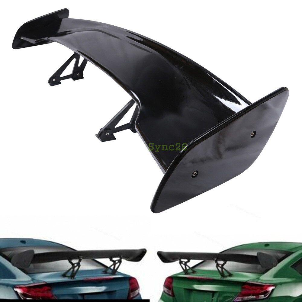57in Universal JDM GT-Style Gloss Black ABS Trunk Spoiler Lip