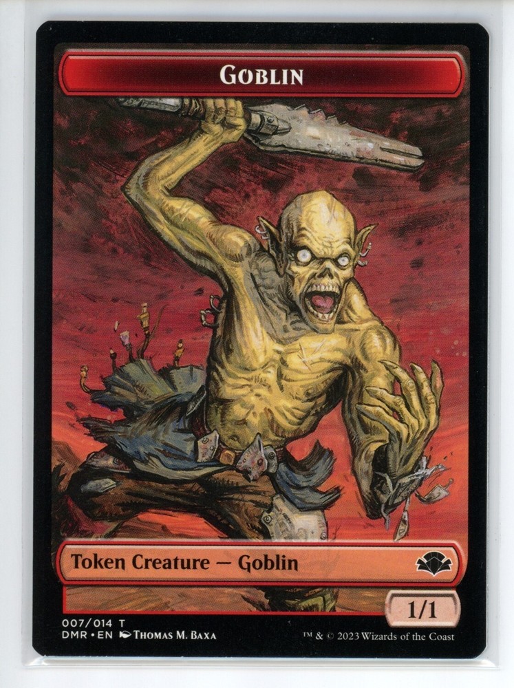GOBLIN TOKEN Dominaria Remastered #7 DMR(NM+)(MTG)