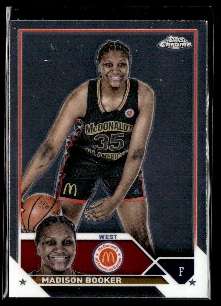 2023-24 TOPPS CHROME MCDONALD'S ALL AMERICAN MADISON BOOKER MCDONALD'S #87