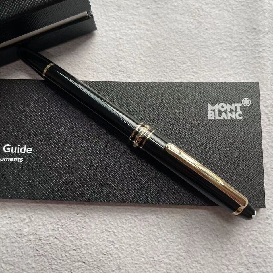 Montblanc Gold Meisterstuck Classique Luxury Rollerball Pen Christmas Sale-image