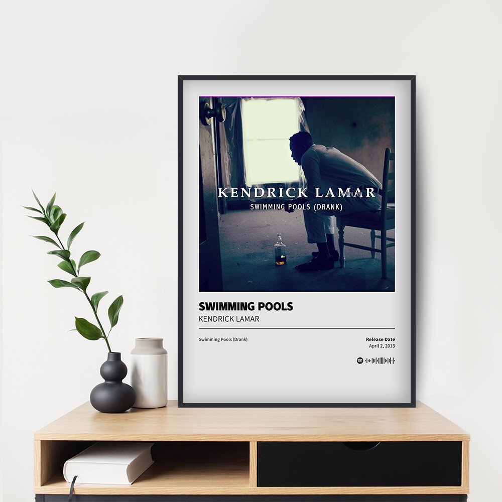 Swimming Pools - KENDRICK LAMAR Album Poster 24x36