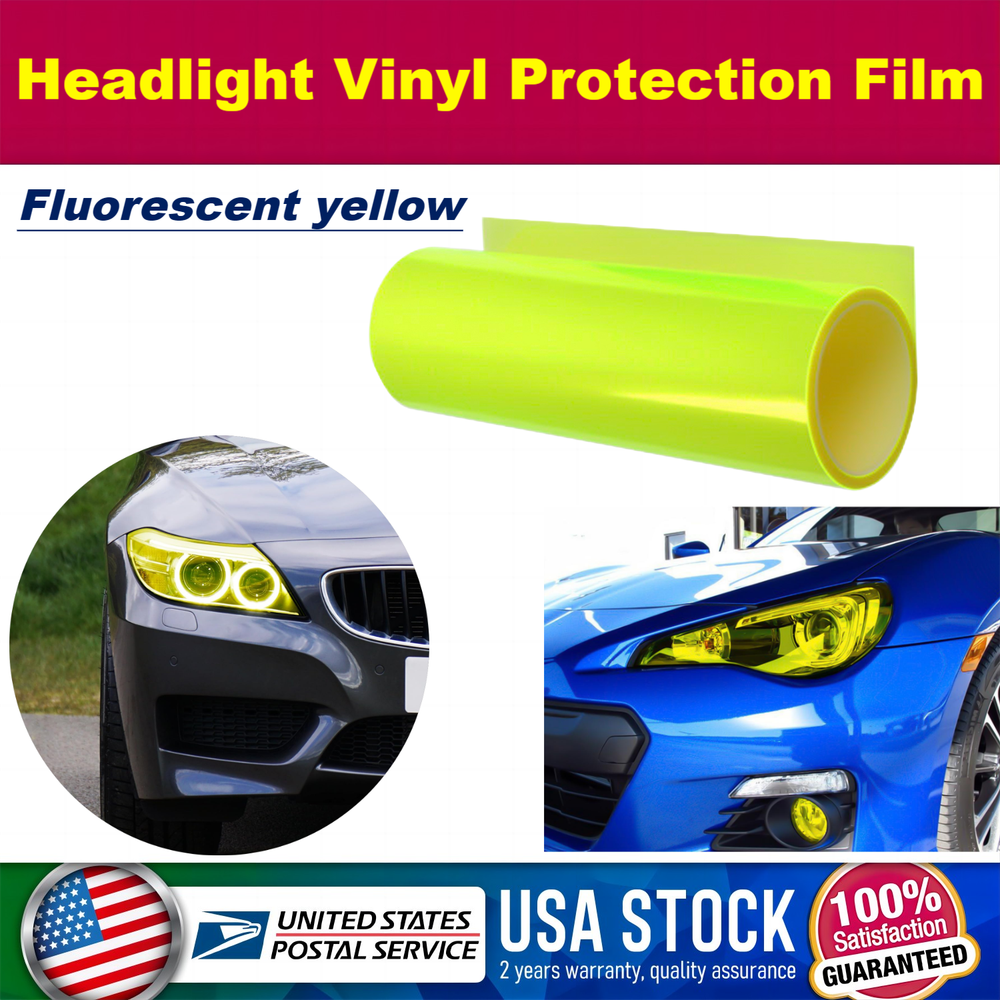 Headlight Taillight Fog Lamp Tint Protector Film Vinyl Wrap Sticker Decal