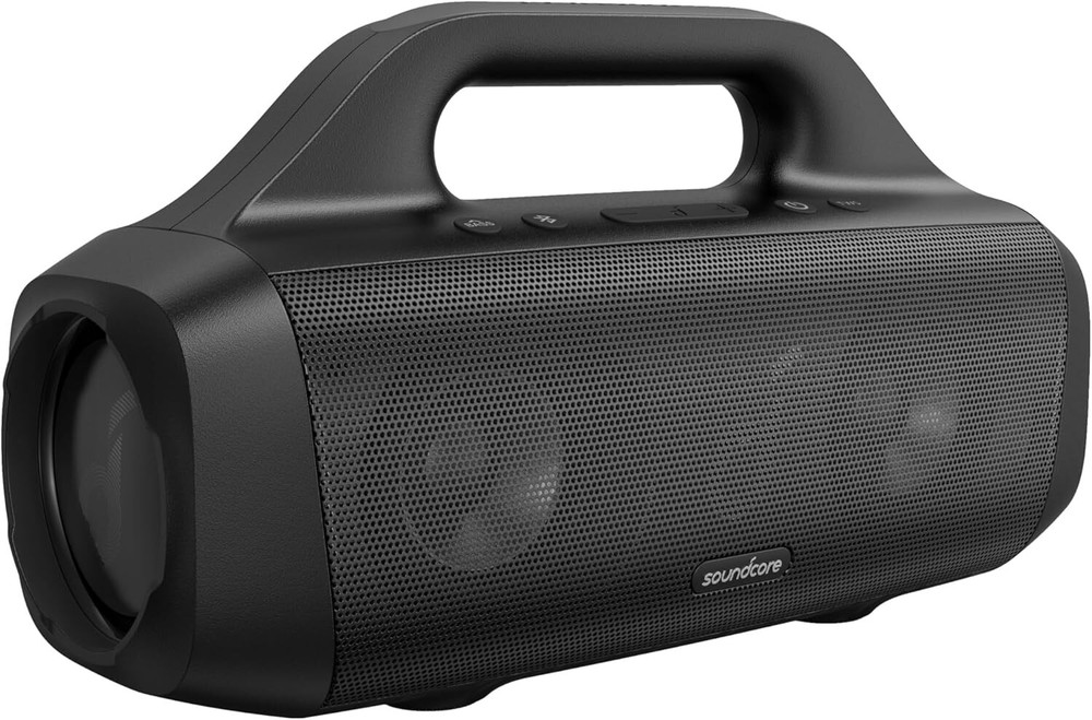 Anker Motion Boom Outdoor Bluetooth Speaker with Titanium Drivers and BassUp Technology  