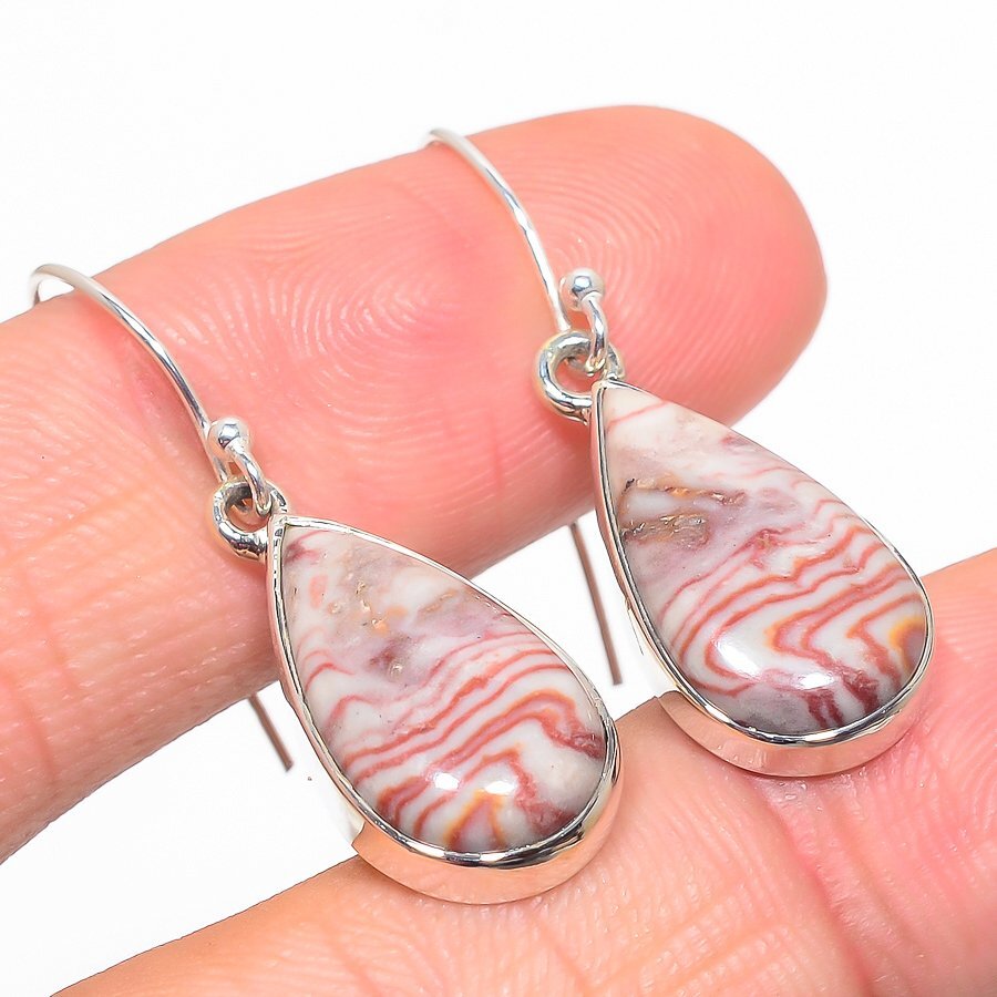 Natural Rosetta Jasper Gemstone 925 Sterling Silver 1.50