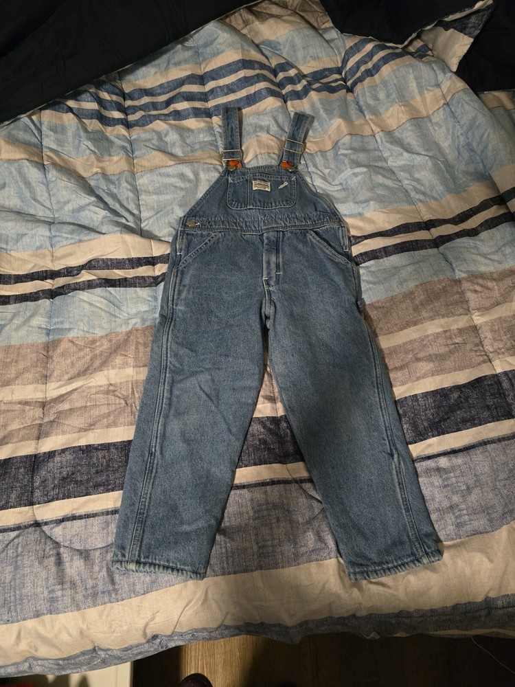Vintage Fleece Lined Oshkosh Vestbak Overalls Size 5