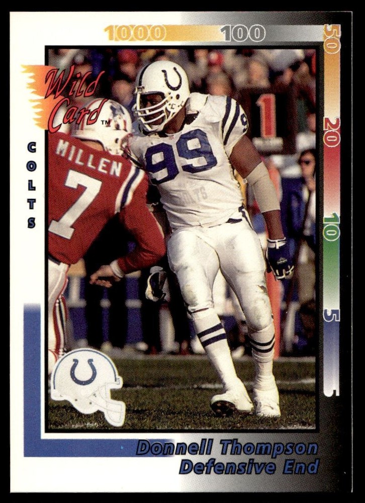 1992 Wild Card Donnell Thompson Indianapolis Colts #157
