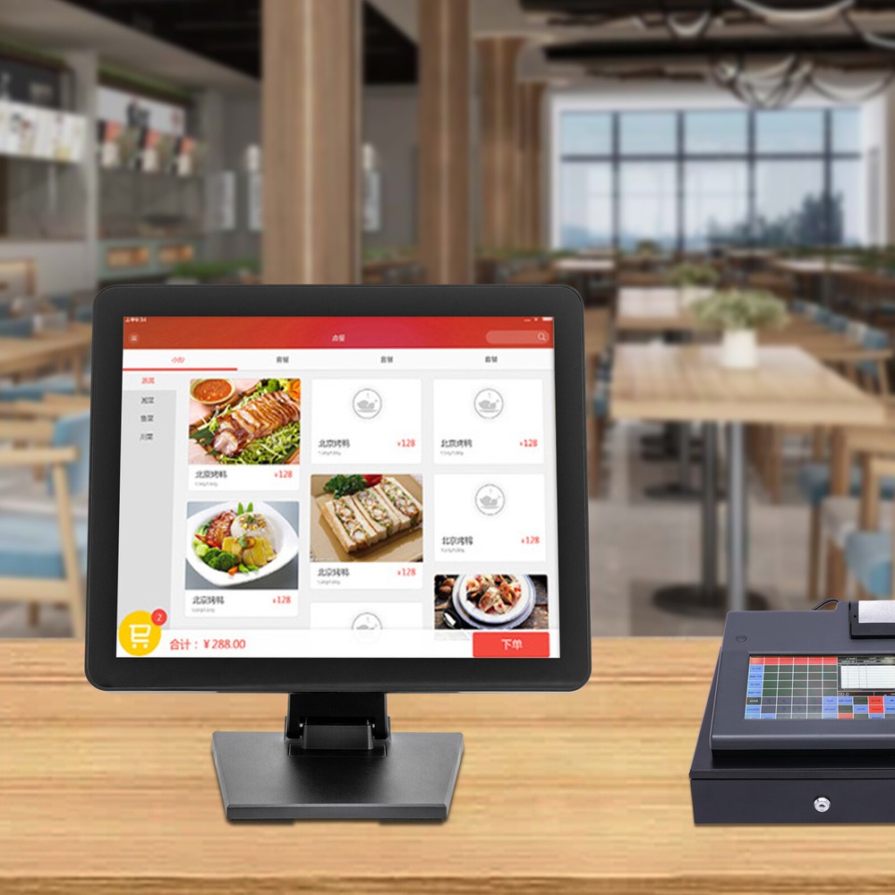 NEW 17 Inch Touch Screen POS LCD TouchScreen Monitor Retail Kiosk Restaurant Bar
