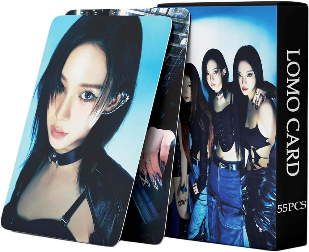 Aespa Photo Card 55Pcs Aespa  Photocard KPOP Aespa LOMO Card Aespa  Album Card G