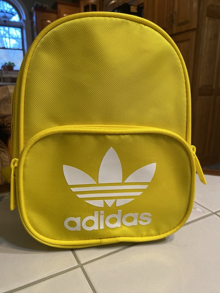 adidas Originals Santiago Mini Backpack Yellow/White, Travel/Sports Bag