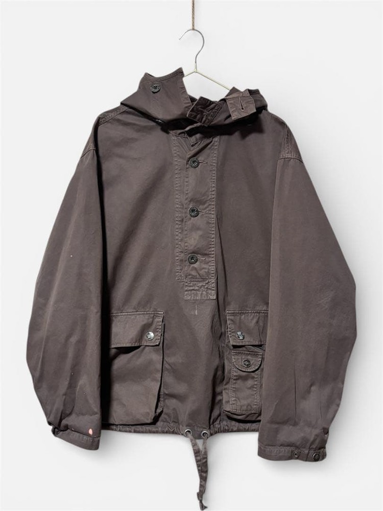 Nigel Cabourn Military Deck Smock Anorak Jacket XL Vintage Repair Navy _#nc169