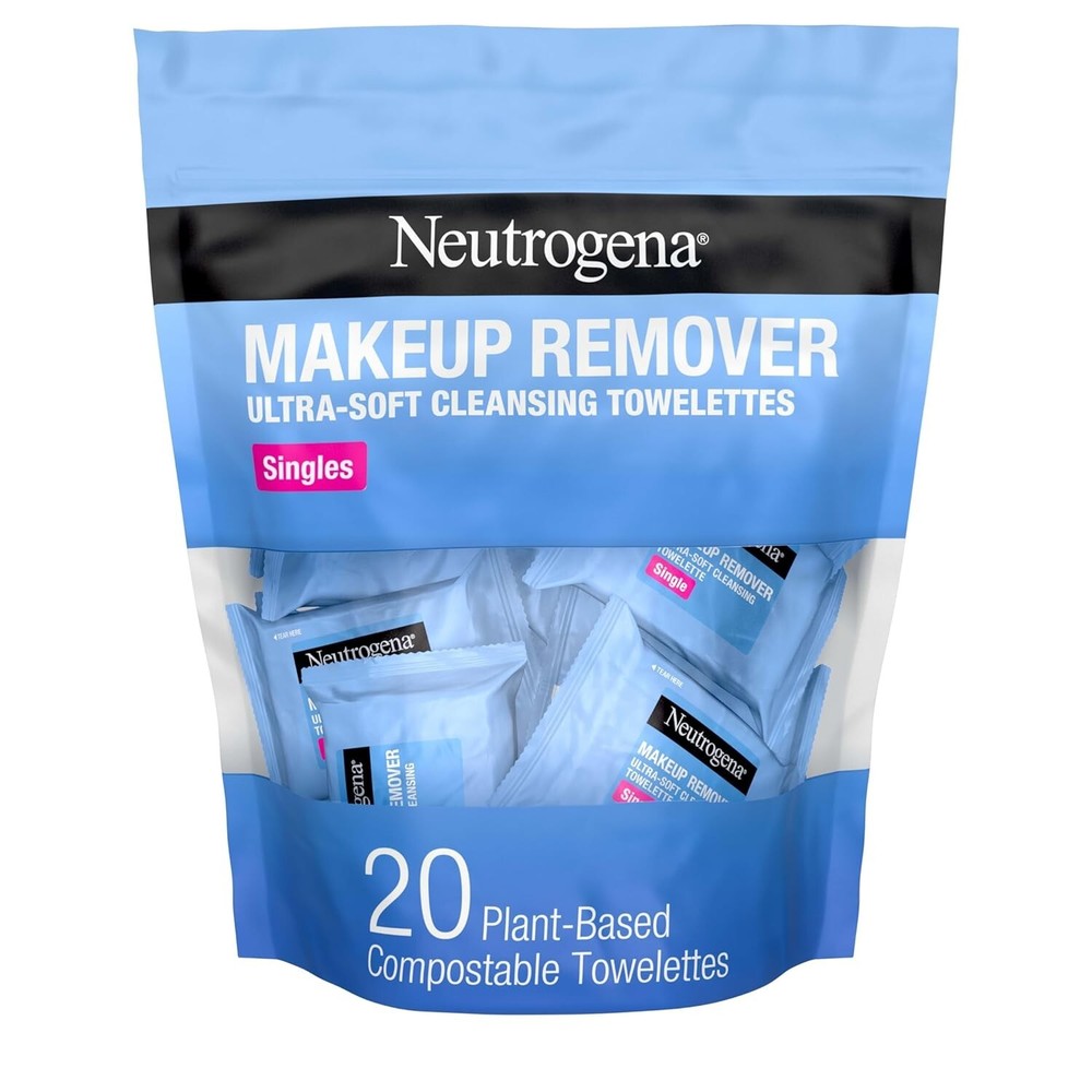 Neutrogena Individually Wrapped Makeup Cleansing Towelettes 20 Pack