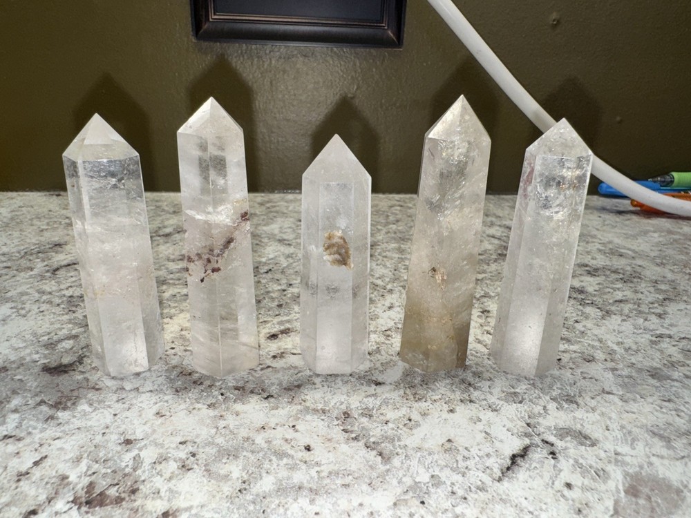 Incredible Clear Quartz Tower - Full Of Rainbow And Natural Inclusions