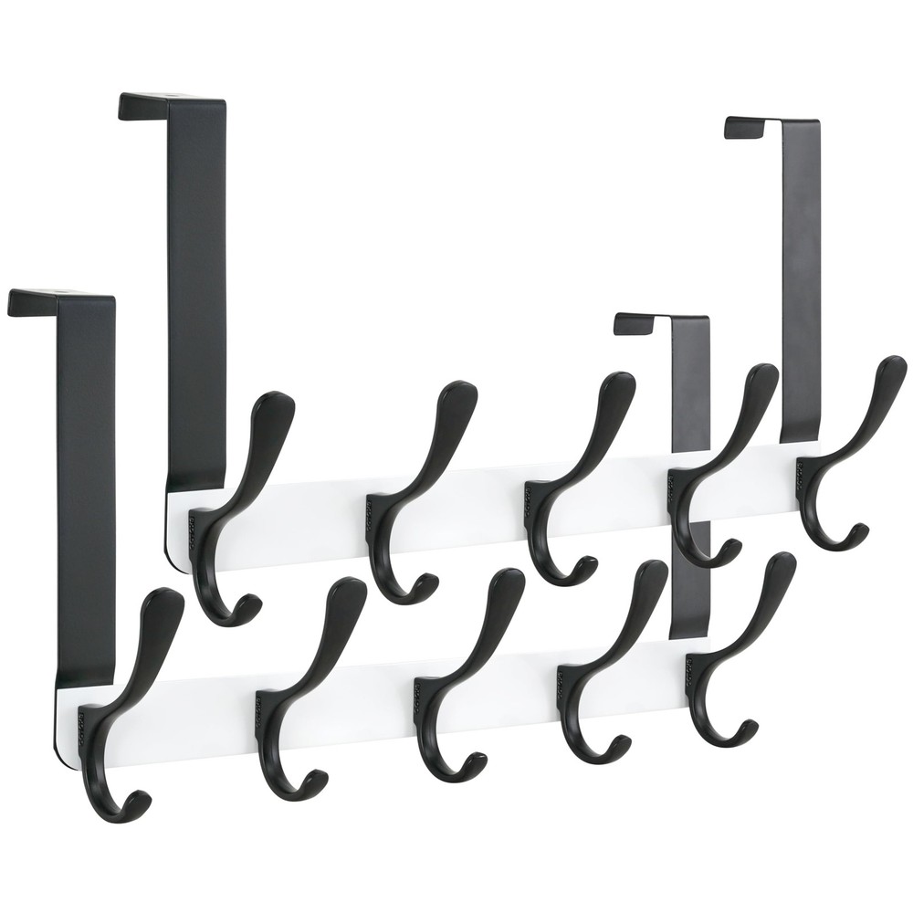 Over The Door Hooks for Hanging Clothes Towels Coats Hats and More
