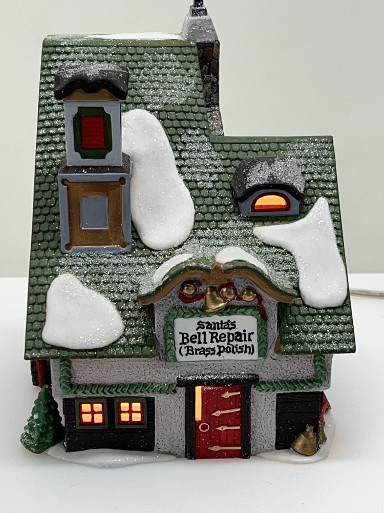 Dept 56 Santas Bell Repair North Pole Series Retired #  56389