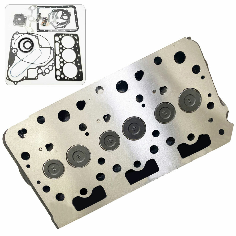 D782 Complete Cylinder Head Assy & Full Gasket Set for Kubota D782 Engine New
