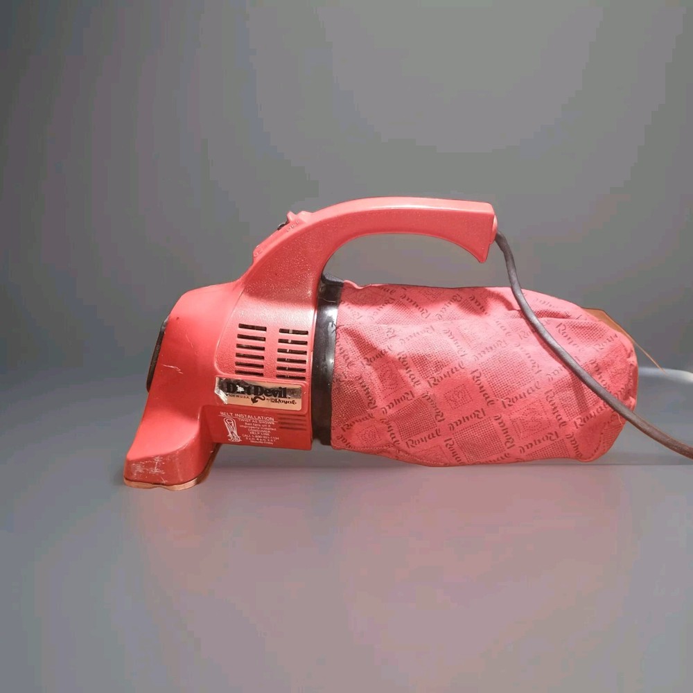 Vintage Royal Dirt Devil Hand Held Vacuum Cleaner Model DD122~ Tested ~ Working