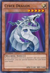Cyber Dragon 1st Edition NM English YuGiOh Battle Pack 2 Rare Card