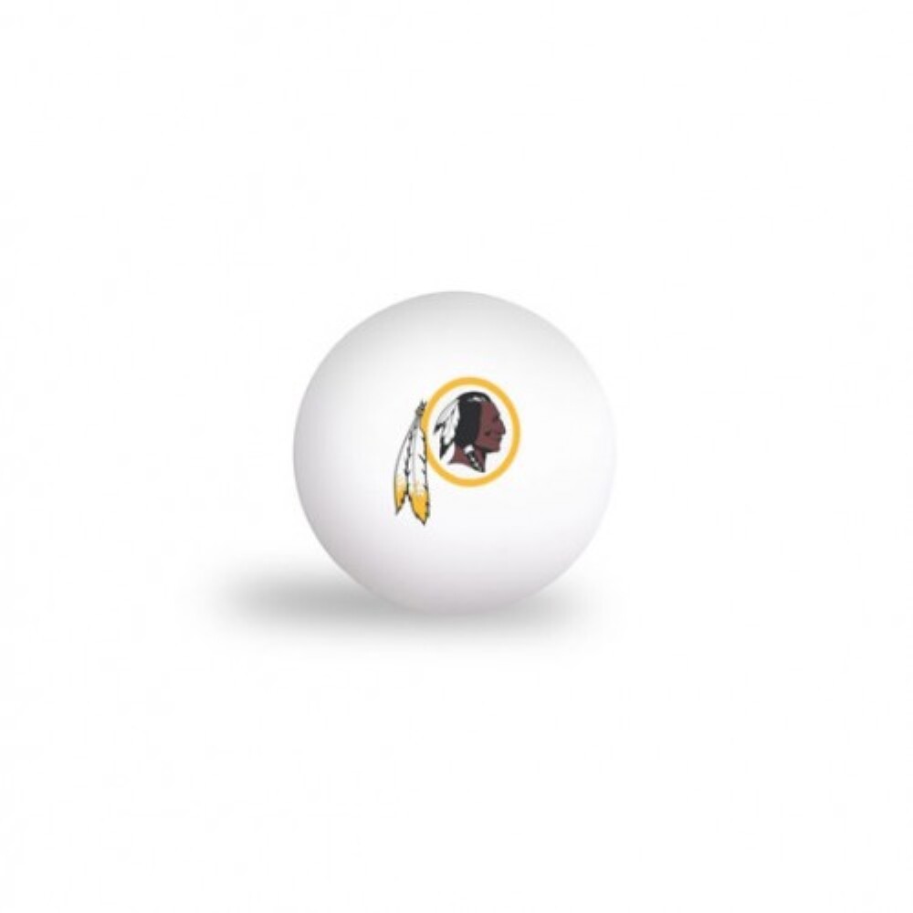 WASHINGTON REDSKINS TEAM LOGO 6-PACK PING PONG BEER PONG BALLS NEW WINCRAFT