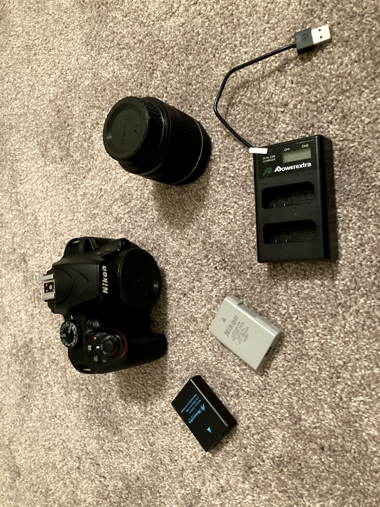 Nikon D3400 - Camera + NIKKOR 18-55mm f/3.5-5.6G DX VR Lens