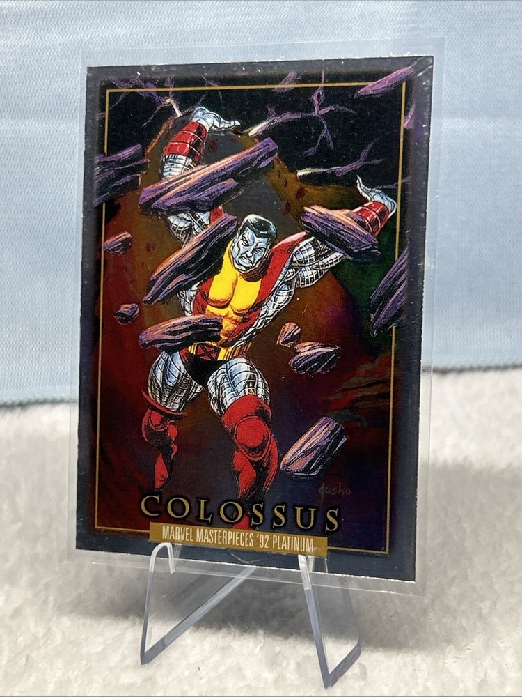 2024 Skybox Marvel Masterpieces ‘92 Platinum #14 Colossus