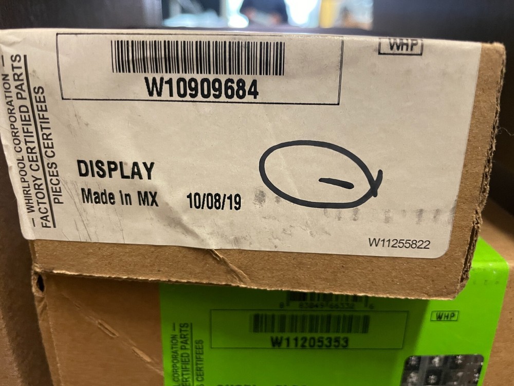 New OEM Whirlpool Oven Display Board W10909684 W10603094 D14 Replacement