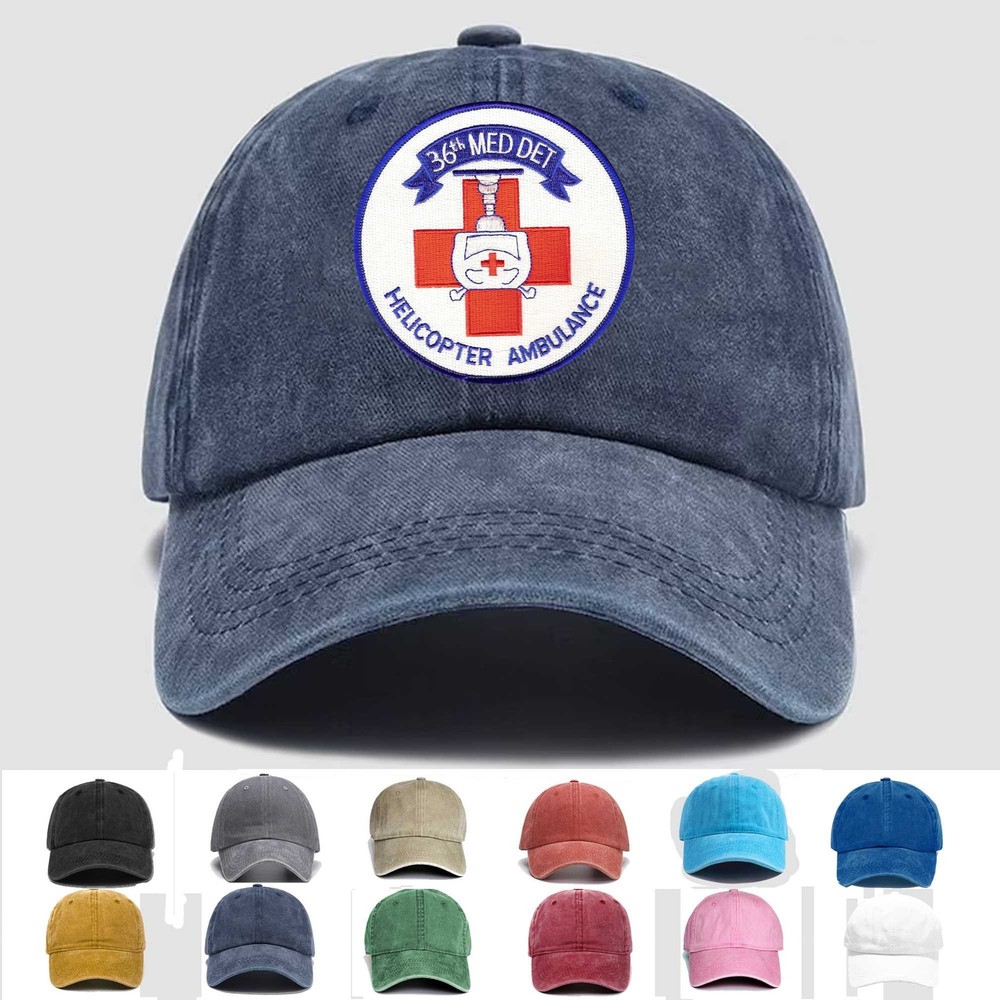 Custom Embroidered Hat 36th Aviation Medical Detachment, Veteran Cap, Gift Idea
