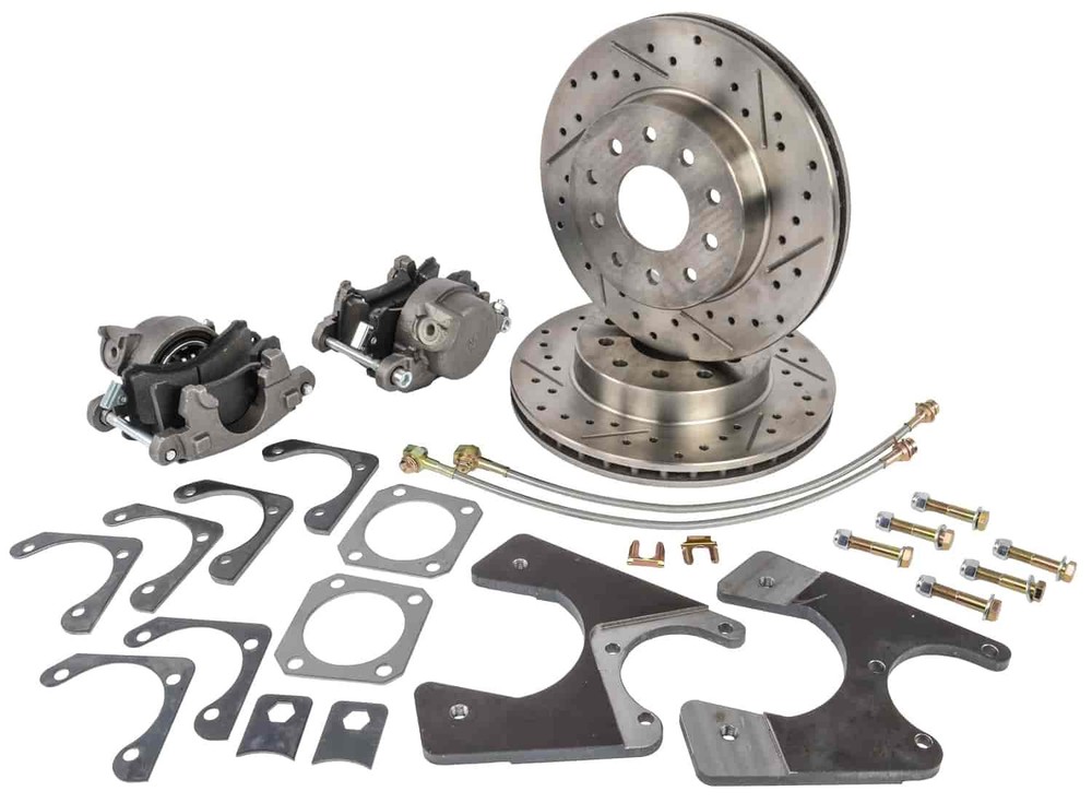JEGS 630612 GM Rear Disc Conversion Kit Premium Kit Non E-Brake Includes: Raw Ca