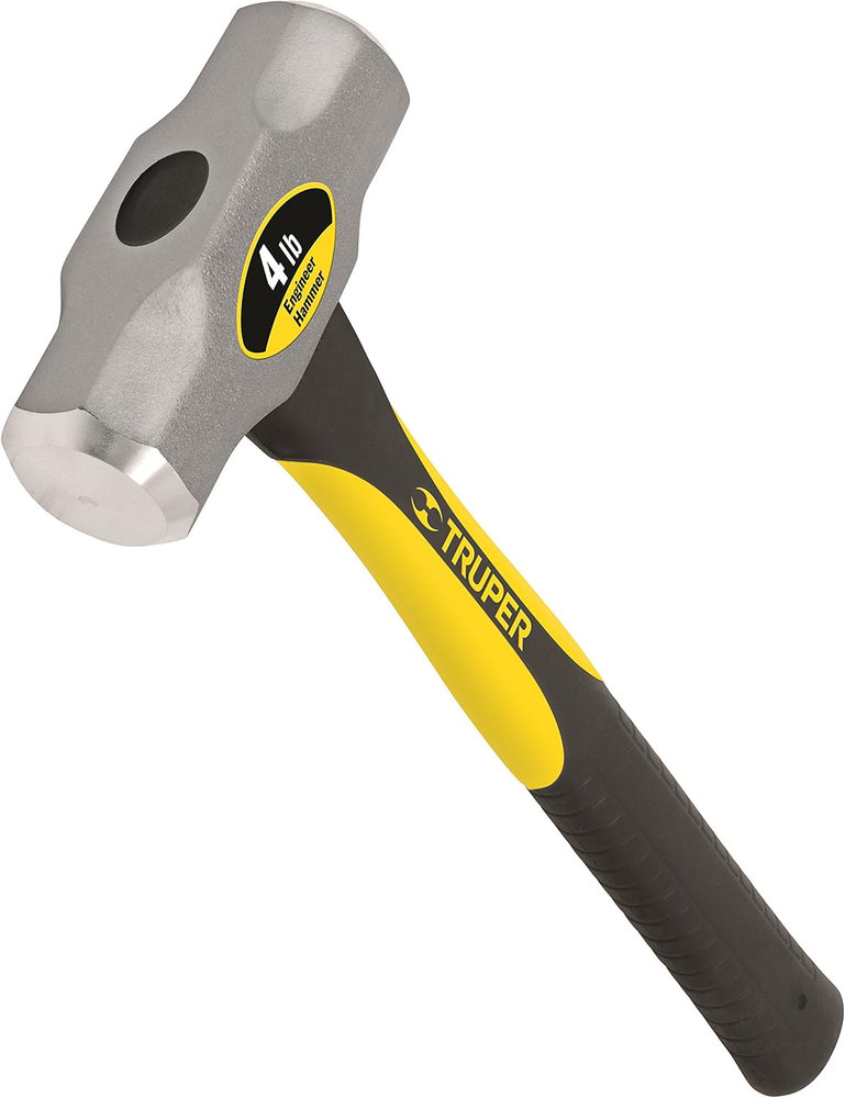 4LB Engineer Hammer with 15-Inch Fiberglass Handle