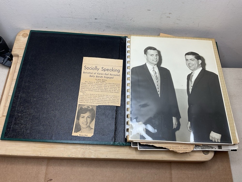 1960s Feb 18th Wedding Photo Album Karen Kail Donald Smoots Married B3