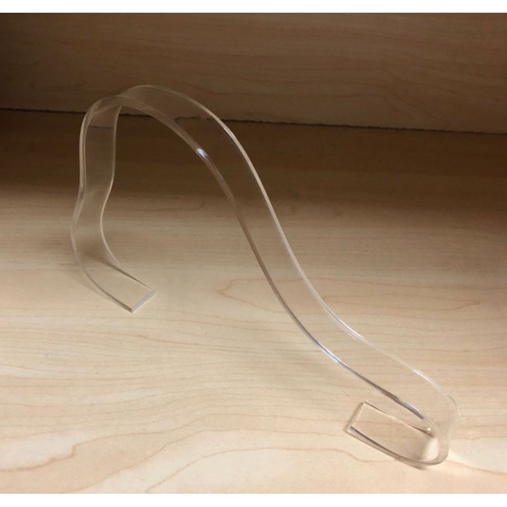 6 Pack Clear Acrylic Sandal Shoe Store Display Stand Forms Inserts Reselling