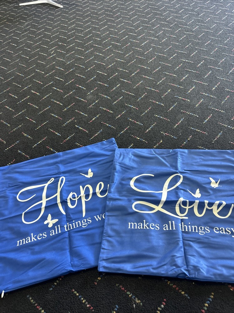 Pack de 2 fundas de almohada Hope 18x18 pulgadas